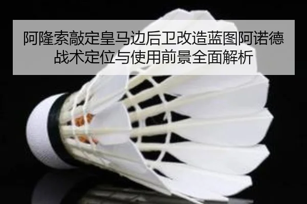 阿隆索敲定皇马边后卫改造蓝图阿诺德战术定位与使用前景全面解析